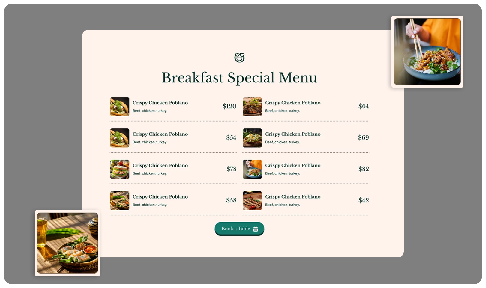 Restaurant Menu & Price Data Scraping
