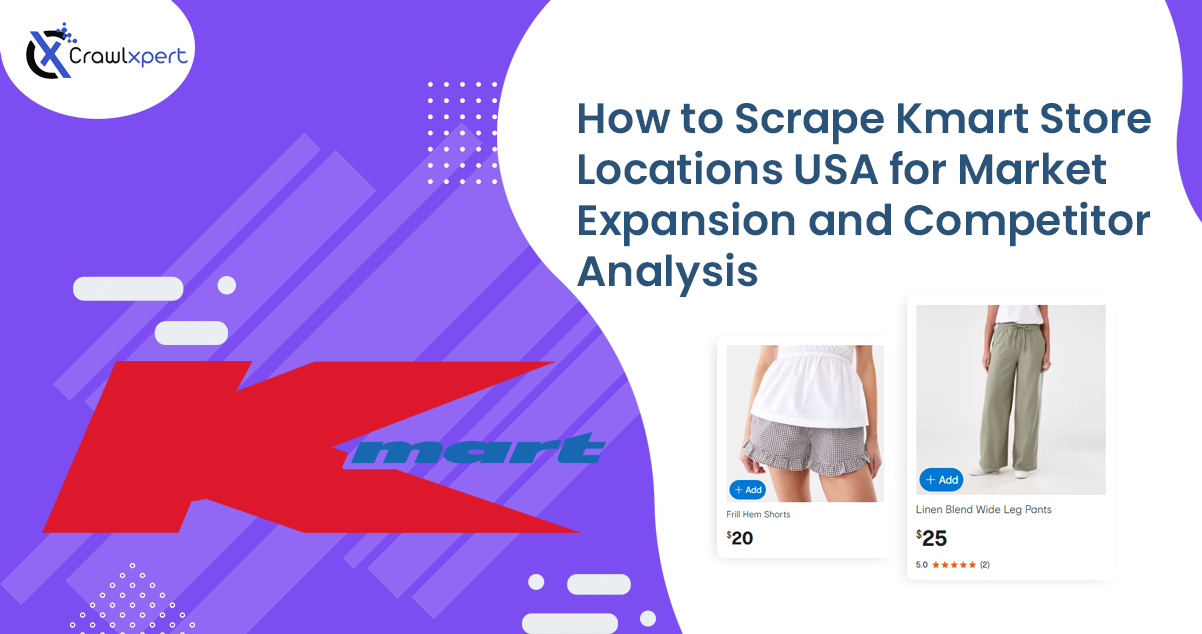 Scrape Kmart Store Locations USA