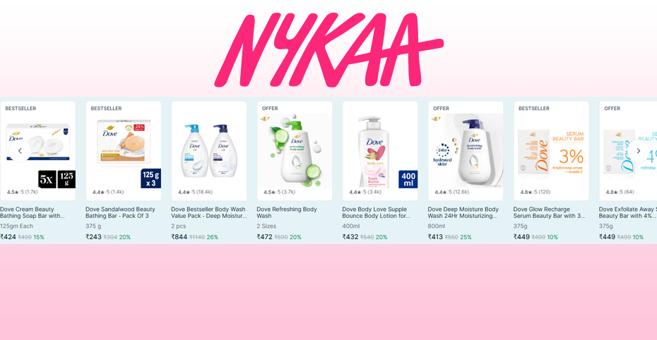Scraping Nykaa